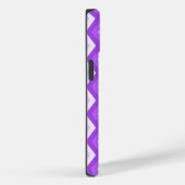 鮮やかな紫色のダイヤモンドパターン Case-Mate iPhoneケース (裏面 / 右)