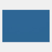 鮮やかな紫、緑、青のプレイド ラッピングペーパーシート (正面2)