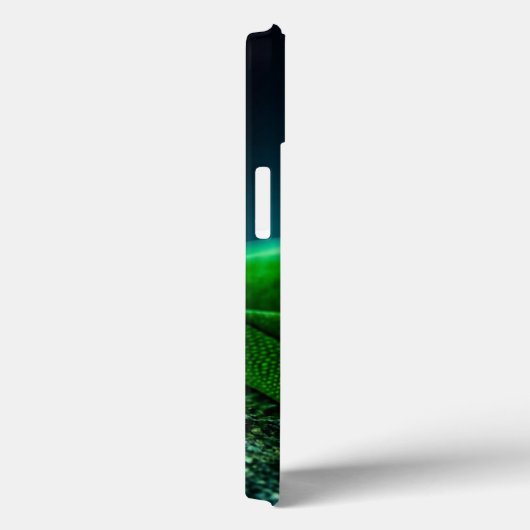 鮮やかな緑のヤモリ爬虫類マクロクローズアップ Case-Mate iPhoneケース (裏面 / 右)