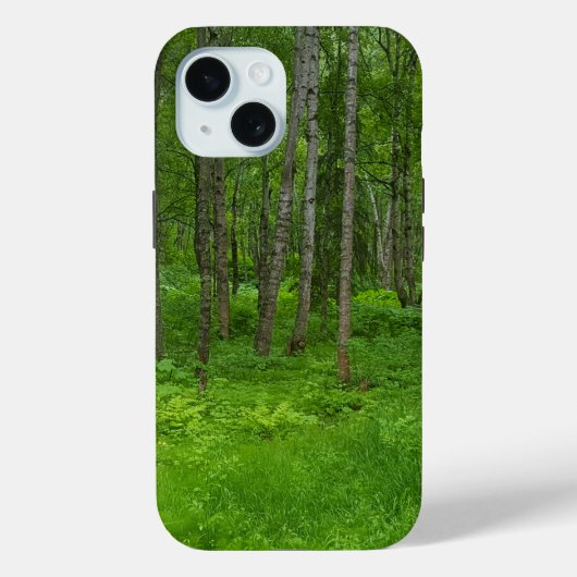 鮮やかな緑の森の静けさ Case-Mate iPhoneケース (裏面)