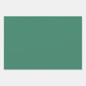 鮮やかな緑、黄色、焦げたオレンジと青の格子縞 ラッピングペーパーシート (正面2)