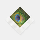 鮮やかな羽毛 縁ありカクテルナプキン (角)