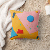 鮮やかな色で多様な形状 クッション (ブランケット)