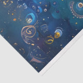 鮮やかな色のタコの切り離し 薄葉紙 (詳細)