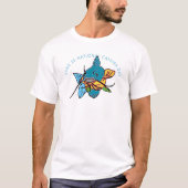 鮮やかな色のナマズの日6月25日 Tシャツ (正面)