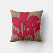 鮮やかな色のポップ・アートのバナナの葉のブ素朴バス クッション (裏面)