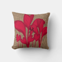 鮮やかな色のポップ・アートのバナナの葉のブ素朴バス クッション