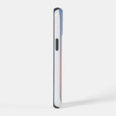鮮やかな色のモダン抽象スマホケース iPhone 15ケース (右側面)