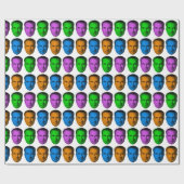 鮮やかな色のリチャード・ニクソン ラッピングペーパー (フラット)