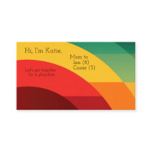 鮮やかな色の半円