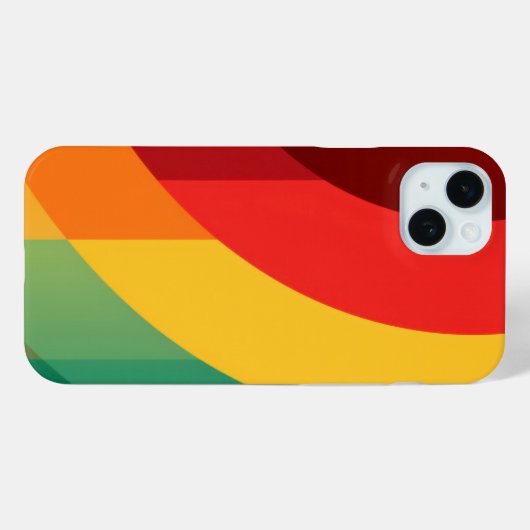 鮮やかな色の半円 Case-Mate iPhoneケース (裏面 (横))