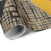 鮮やかな色の想像上の鳥と質感 ラッピングペーパー (ロールコーナー)