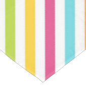 鮮やかな色の斜めのストライプ テーブルクロス (アングル)