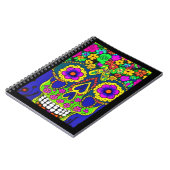 鮮やかな色の死んだお祝いの日 ノートブック (左側)