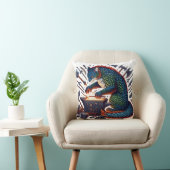 鮮やかな色の猫鍛造工具 クッション (椅子)