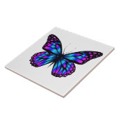 鮮やかな色の蝶 タイル (側面)