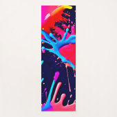 鮮やかな色の電気の飛び散り ヨガマット (正面)