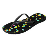 鮮やかな色パターン ビーチサンダル (アングル)