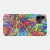 鮮やかな色使いのシュールな葉の絡みアート Case-Mate iPhoneケース (裏面(横))