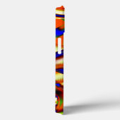 鮮やかな色合いが印象的。オレンジと青が対立する Case-Mate iPhoneケース (裏面 / 右)