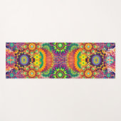 鮮やかな色合い：パーソナライズされたフィットネスガールスポーツ ヨガマット (正面(横))