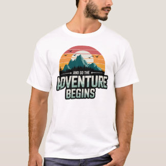 鮮やかな色彩で冒険のはじまりを Tシャツ