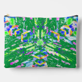 鮮やかな色彩で魅力的なデジタルアート アクセサリーポーチ (正面)