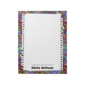 鮮やかな色彩のティアシートカスタムメモ帳 ノートパッド (回転)