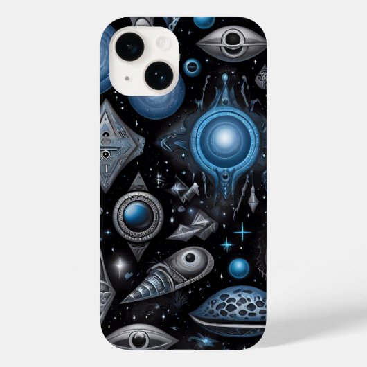 鮮やかな色彩の古代シンボル Case-Mate iPhoneケース (裏面)