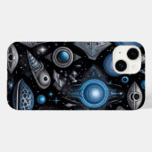 鮮やかな色彩の古代シンボル Case-Mate iPhoneケース (裏面 (横))
