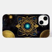 鮮やかな色彩の古代シンボル Case-Mate iPhoneケース (裏面 (横))