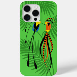 鮮やかな色彩の天堂の鳥 iPhone 15 PRO MAXケース