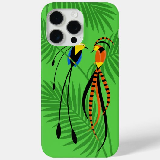 鮮やかな色彩の天堂の鳥 Case-Mate iPhoneケース (裏面)