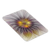 鮮やかな色彩の花、抽象的な現代のフラクタル マグネット (右側)