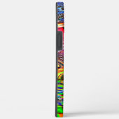 鮮やかな色澄んを背景に重ね合わせる Case-Mate iPhoneケース (裏面 / 右)