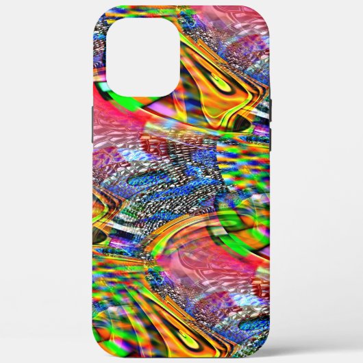 鮮やかな色澄んを背景に重ね合わせる Case-Mate iPhoneケース (裏面)