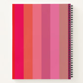 鮮やかな色1 ノートブック (裏面)