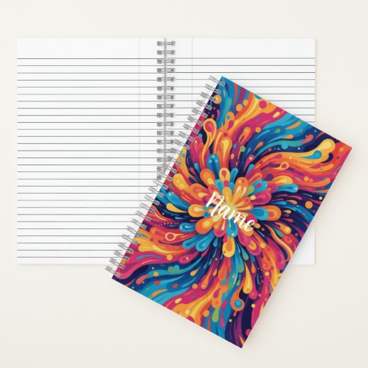 鮮やかな色 ノートブック (内側)