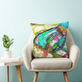 鮮やかな色 – 素朴粗い色のような粗い クッション (椅子)