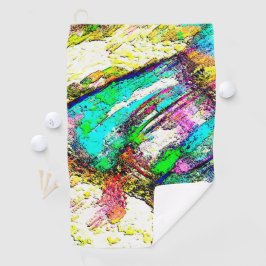 鮮やかな色 – 素朴粗い色のような粗い ゴルフタオル