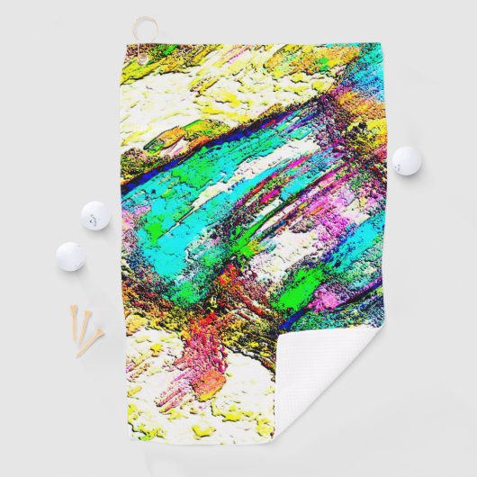 鮮やかな色 – 素朴粗い色のような粗い ゴルフタオル (インサイチュ)