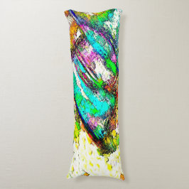 鮮やかな色 – 素朴粗い色のような粗い ボディピロー