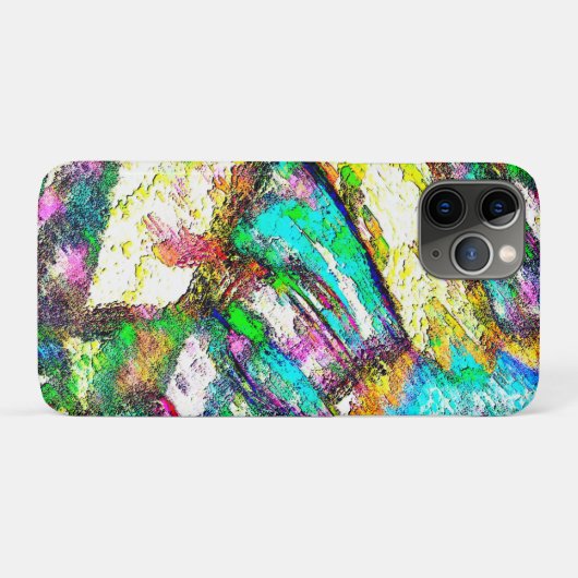 鮮やかな色 – 素朴粗い色のような粗い Case-Mate iPhoneケース (裏面(横))