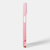鮮やかな花々に止まる色とりどりの鳥たち Case-Mate iPhoneケース (裏面 / 右)