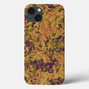 鮮やかな花のカムフラージュパターン iPhone 13ケース