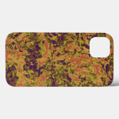 鮮やかな花のカムフラージュパターン Case-Mate iPhoneケース (裏面 (横))