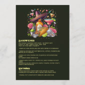 鮮やかな花のタコスとテキーラ フィエスタ セレブレーション メニュー (裏面)