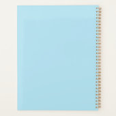 鮮やかな花のフレーム プランナー手帳 (裏面)