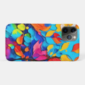鮮やかな花の交響曲の絵 Case-Mate iPhoneケース (裏面(横))