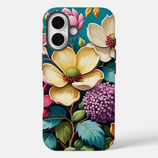 鮮やかな花の美術 Case-Mate iPhoneケース (裏面)
